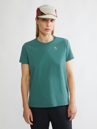 Klättermusen Runa Elements SS T-Skjorte Dame - Frost Green - Women's - L
