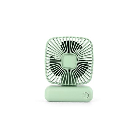 Ny stasjonær liten vifte, tre hastigheter, justerbar, håndholdt minivifte, USB-lading, bærbar for utendørs bruk, kontor, hjem og reise