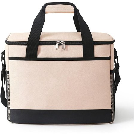 ING Isolert Kjølebag - Lunsjbag - 40x25x29 cm - 30 liter - Rosa - Tre-lags - Isolert Kjølebag - Piknikbag