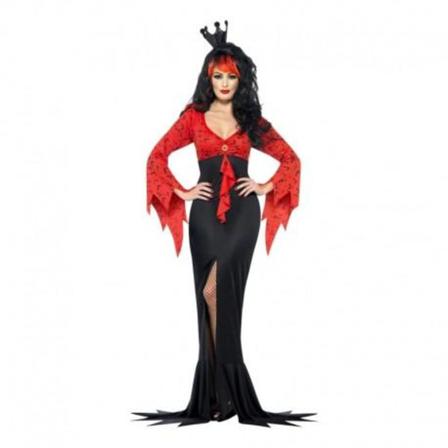 Vampyrdrottning Maskeraddräkt L