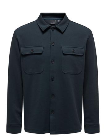 Onsnewkodyl Overshirt Sweat Noos Navy ONLY & SONS