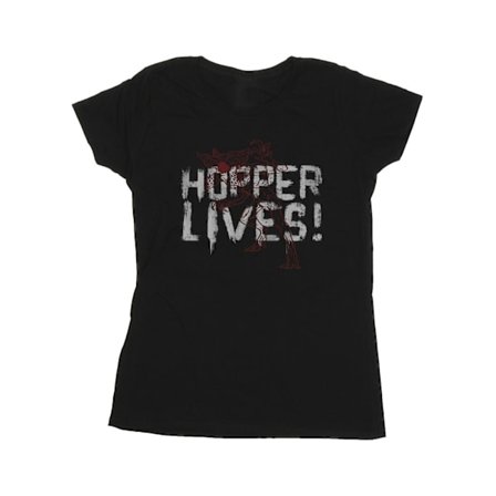 Netflix Dam/Kvinnor Stranger Things Hoppers Live Bomull T-shirt