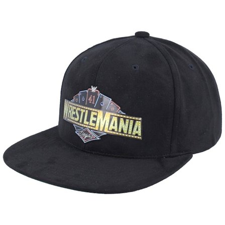 Mitchell & Ness - Black - snapback - Cap - Wrestlemania 41 Black Snapback - Hatstore