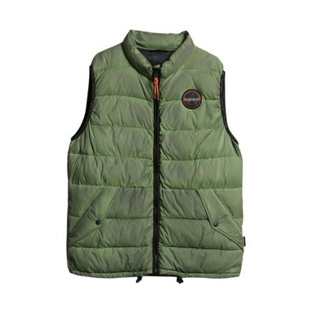 Napapijri Vests Grøn, Herre Veste, Størrelse: M