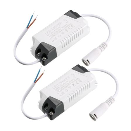 LED-driver 18-25W konstant strøm 300mA Power AC 85-265V Udgång 54-87V DC-stik Ekstern strømforsyning LED-loftlystransformator 2stk