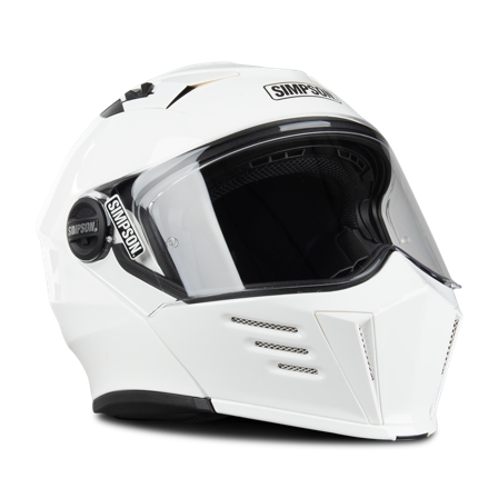 Simpson Darksome 06 Hjälm Vit L