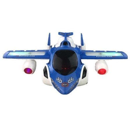 El driven Transform Flygplan Bil Flygande Bil Med Ljus Och Ljud