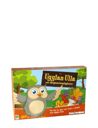 Barbo Toys Uglan Ulla (Se) - Lær Om Skoven - Multi/patterned - SWEDISH