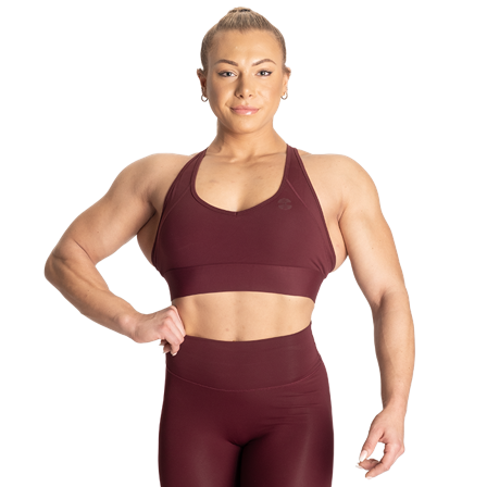 Sports-BH Better Bodies Core Sports Bra, Maroon - Bodyman.dk
