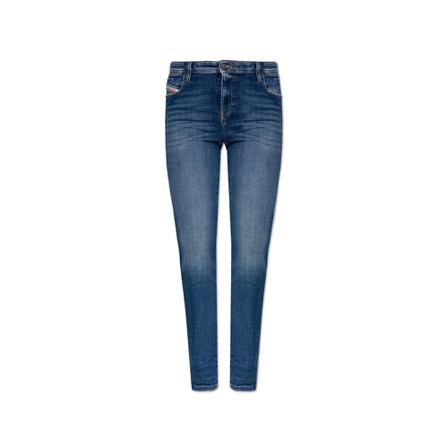 Diesel, 2015 Babhila jeans Blauw, Dames, Maat:W26 L34,Katoen