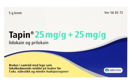 Tapin krem 25+25mg/g