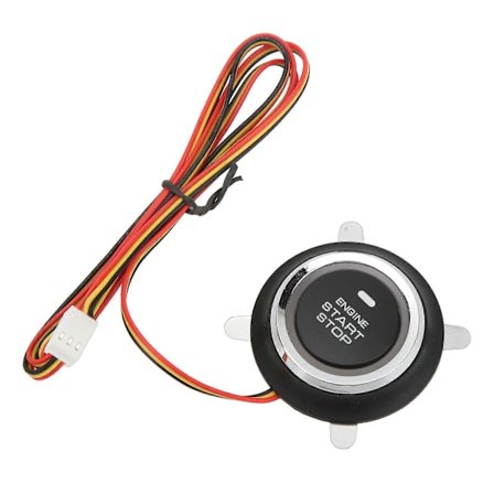 Bil Push to Start Tændingssæt Smart Motor Start Stop Knap Nøglefri Go System Universal til 12V Køretøjer