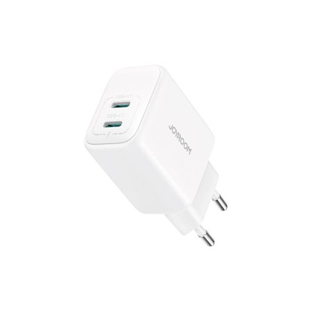 Joyroom 20W Dubbel USB-C Laddare - Vit
