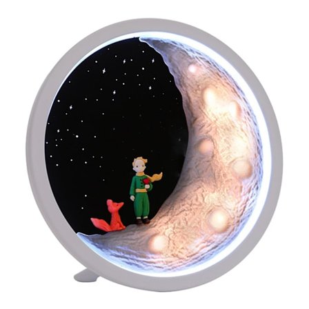 Dejlig Måneformet Natlampe Trådløs Højttaler Rig Stereo Bas Musik Højttaler Gave til Fødselsdag Jul Bærbar Kreativ Stilfuld Sjov