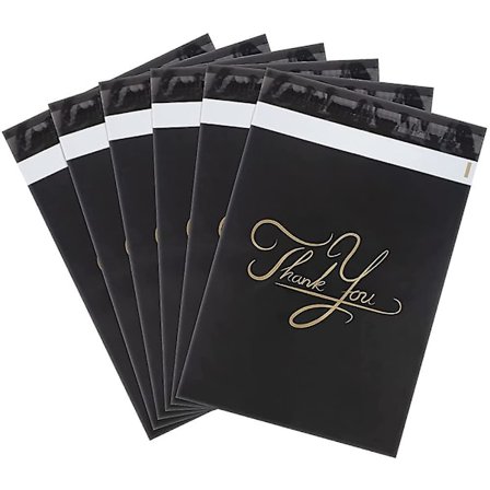 100 st fraktpåsar, plastfraktpåsar, självhäftande plastpåsar