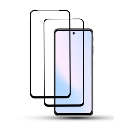 2-Pack MOTOROLA MOTO G51 Näytönsuoja - Karkaistu Lasi 9H - Super laatu 3D
