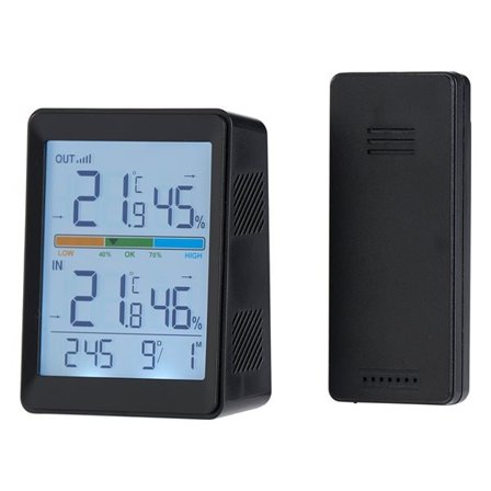 Trådlös termometer med extern sensor och digital display