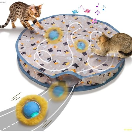Electric Cat Toys,Hide and Seek Katting Toy
