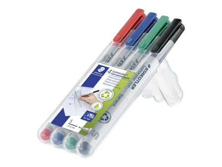 STAEDTLER Lumocolor Universalpenna SF VL 4/fp - Lyreco - Kontorsmaterial - Pennor - Overheadpennor