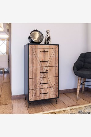 Hanah Home - Kommode Planet - Brun - Kommoder - Fra Homeroom