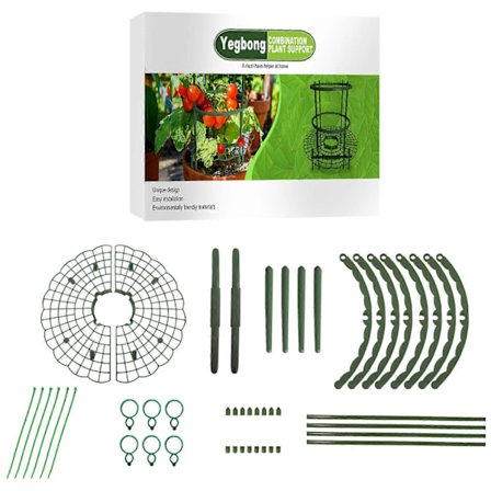 Melon Vugge Kombination Plantestøtte Genanvendelig Squash Støtteramme Undgå Jordråd til Blomster Grøntsagshave