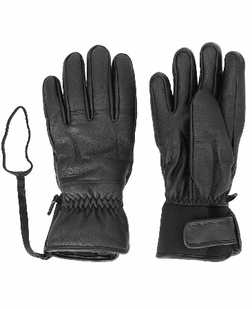 SOS Stoneham Leather Glove Black