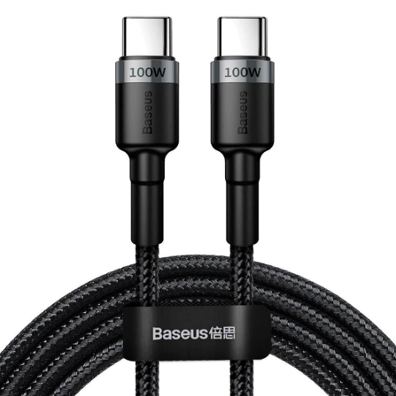 BASEUS Cafule USB-C-kabel, 2 meter PD 2.0, 100W, 5A