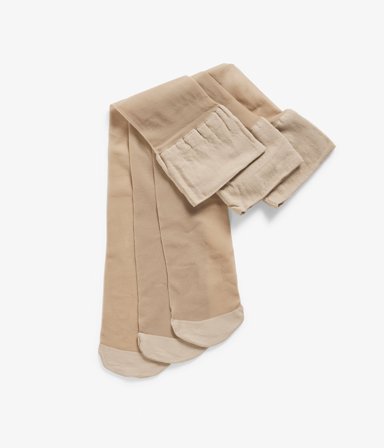 Kappahl | Polvisukat 3 pack | Vaaleanbeige