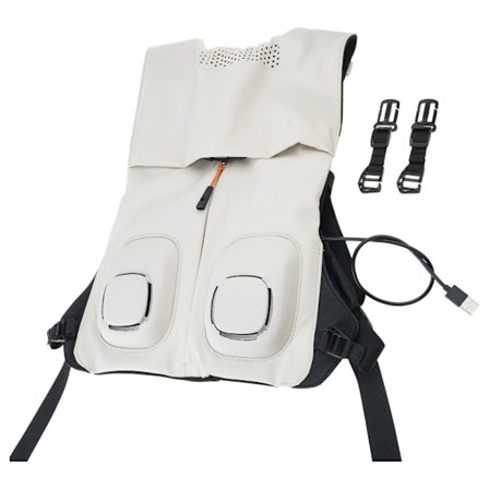 Oppladbar Aktiv Kjølevest Justerbar Bryststropp Kjøleklut