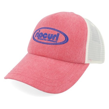 Rip Curl - Rouge trucker Casquette - Mixed Revival Washed Red/White A-Frame Trucker @ Hatstore