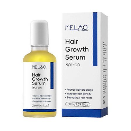 Rosmarin Hårvekstserum Roll-on, Rosmarinolje Hårtapsbehandlinger for Kvinner og Menn, Serum mot hårtap Stimulerer Hårsekkene, Tyndt Hår &