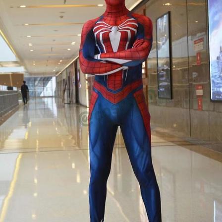 Spill Ps4 Spiderman Cosplay-kostyme Superhelt Zentai-drakt Halloween-kostymer Helkroppsbukser for barn/voksne/menn No mask 150
