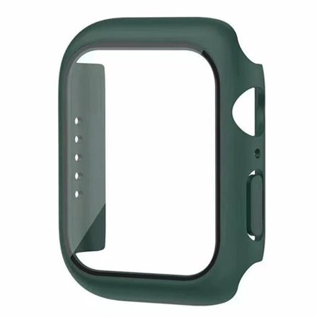 Glas+Skal För Apple Watch Fodral 9 8 7 6 SE 5 iWatch Tillbehör Skärmskydd Apple watch serie 44mm 40mm 41mm 45mm 42mm 38mm