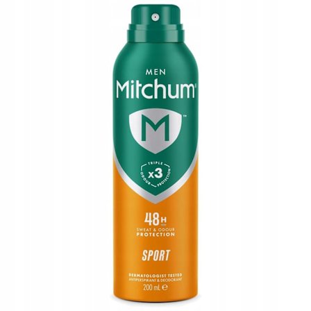 Mitchum Herr Sport Deodorant Spray Antiperspirant För Män 200 Ml