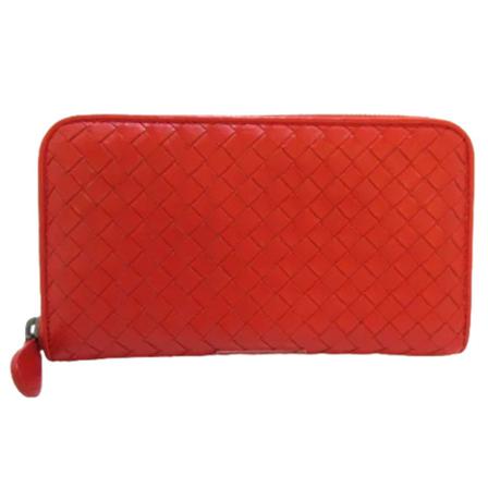 Bottega Veneta Vintage, Pre-owned Leather wallets Rood, Dames, Maat:ONE Size