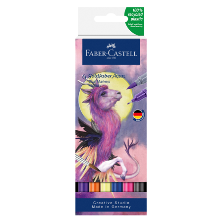 Goldfaber Aqua Dual Marker Set of 6 Fantasy