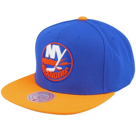 Mitchell & Ness - Azul snapback Gorra - New York Islanders Team 2 Tone 2.0 Navy/Orange Snapback @ Hatstore