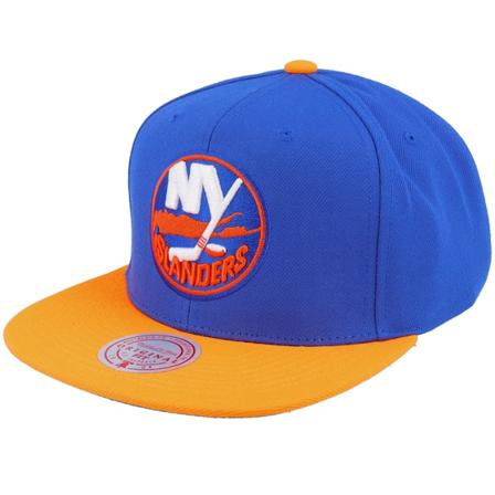 Mitchell & Ness - NHL Modrá snapback Kšiltovka - New York Islanders Team 2 Tone 2.0 Navy/Orange Snapback @ Hatstore
