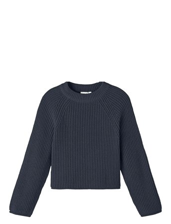 Nkfvenja Ls Loose Short Knit Navy Name It