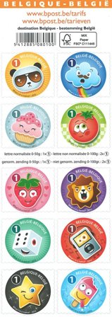 Belgien - Smil - Postfrisk hæfte