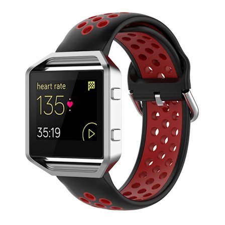 Erstatnings Sport To-Tone Silikonremmer Kompatible med Fitbit Versa 2 / Versa / Versa Lite / Blaze