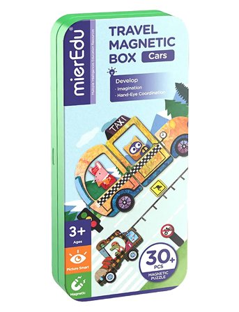 mierEdu | Magnetic Travel Box - Cars | ONE SIZE