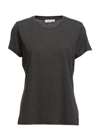 Solly Tee Solid 205 T-shirts & Tops Short-sleeved Grå Samsøe Samsøe