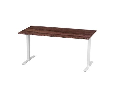 deNord Design Bord höj/sänk Basic 1600x800 valnöt/vit - Lyreco - Kontorsmöbler och inredning - Bord och hurtsar - Skrivbord - Höj/sänkbar