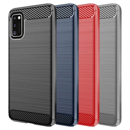 Stöttåligt Armor Carbon TPU-skal Samsung A41