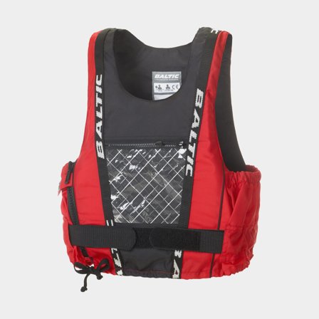 Gilet de voile Baltic Dinghy Pro 50N, rouge/noir, Small (40 - 50 kg)