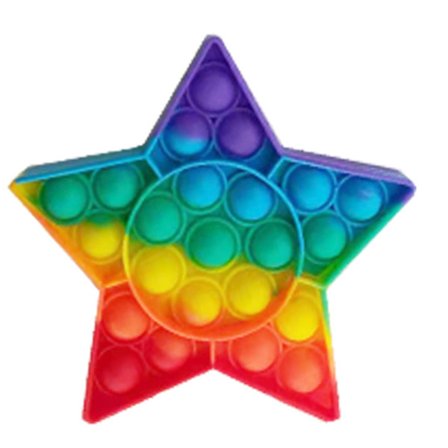 Farve Push Bubble Gadgets Sensorisk legetøj, specielt til trykaflastning Silikone Trykaflastende legetøj Klemmer følelse