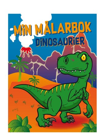 TUKAN | Min Målarbok Dinosaurier | SWEDISH