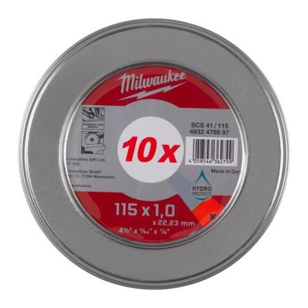 Milwaukee 4932478997 Skæreskive 10-pak 115 x 1,0 mm, Maskintilbehør & forbrugsvarer