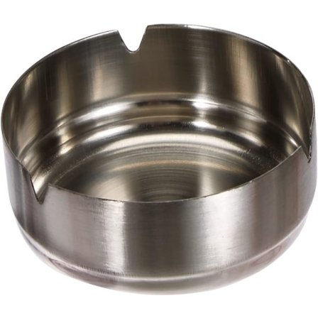 Silver askkopp i rostfritt stål 10 x 10 x 3 cm